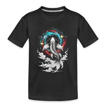 Koi ⭐ céleste - T-shirt bio Premium Enfant - noir - Devant