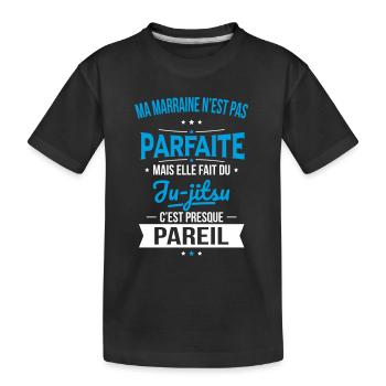 Ma marraine n'est pas parfaite - Ju-jitsu - T-shirt bio Premium Enfant - noir - Devant