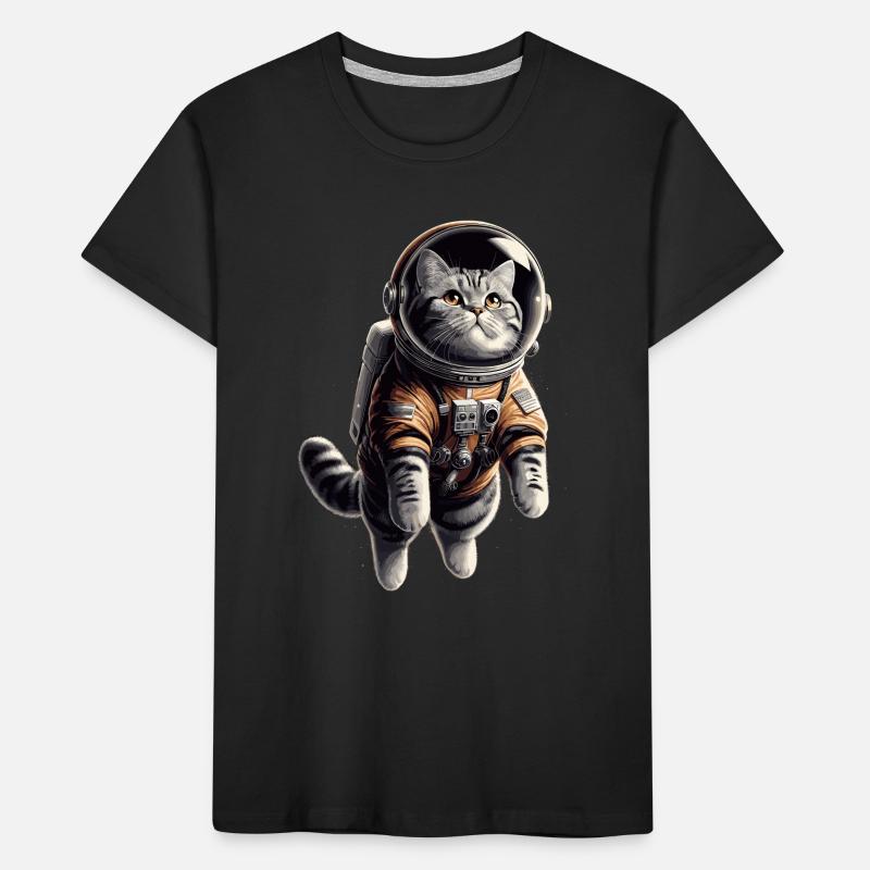 Astronaut BKH Tabby Gift Kids' Premium Organic T-Shirt