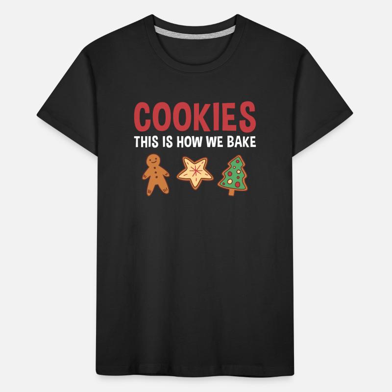 Cuisson C’est ainsi que nous cuisons les biscuits T-shirt bio Premium Enfant
