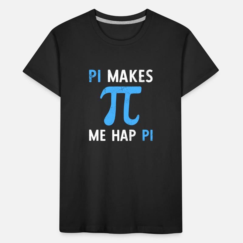 Math Pi Makes Me Hap Pi Kinder Premium Bio T-Shirt