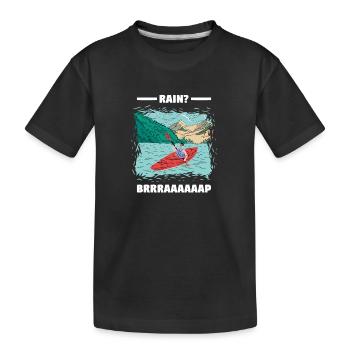 Regimber? Brrraaaaaap Kayak en eau vive - T-shirt bio Premium Enfant - noir - Devant