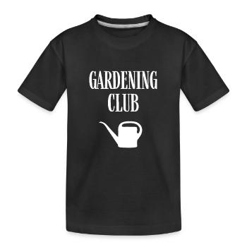 Gartenbau-Club - Kinder Premium Bio T-Shirt - Schwarz - Vorne