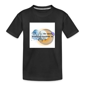 (っ◔◡◔)っ ♥ Il est temps de dire ♥ merci - T-shirt bio Premium Enfant - noir - Devant