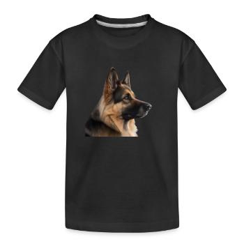 Beau chien - T-shirt bio Premium Enfant - noir - Devant