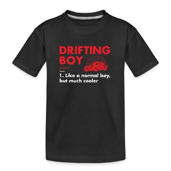 Sport Boy Définition Dérive - T-shirt bio Premium Enfant - noir - Devant