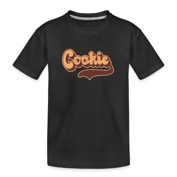 Cuisson des biscuits rétro - T-shirt bio Premium Enfant - noir - Devant