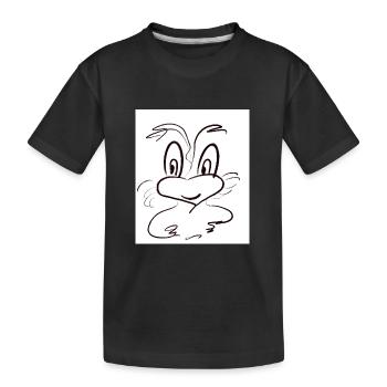 Votre doux ange gardien vous aime Design - T-shirt bio Premium Enfant - noir - Devant