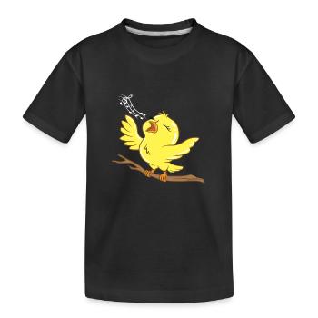 Oiseaux Oiseaux Amoureux Chant Oiseau Idée Cadeau Anniversaire - T-shirt bio Premium Enfant - noir - Devant