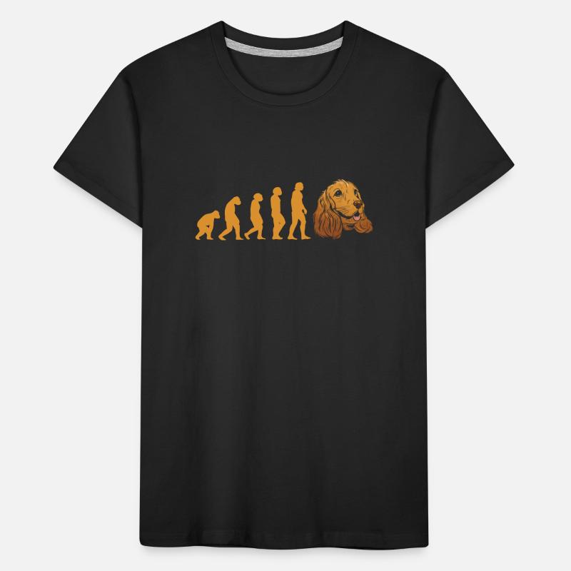 Évolution du chien Corgi T-shirt bio Premium Enfant