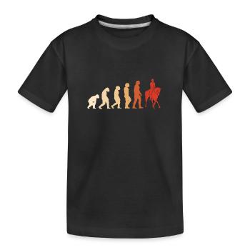 Sport Evolution Equestrian - Kids' Premium Organic T-Shirt - black - Front