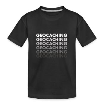 Geocacheur Geocaching - T-shirt bio Premium Enfant - noir - Devant