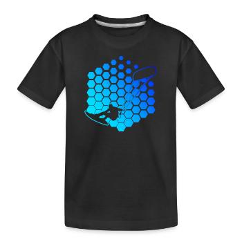 Kitesurf Kitesurf kitesurfer - T-shirt bio Premium Enfant - noir - Devant
