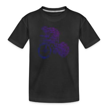 Road Bike Men's Road Bike Women's Road Bike Road Bike - Kids' Premium Organic T-Shirt - black - Front