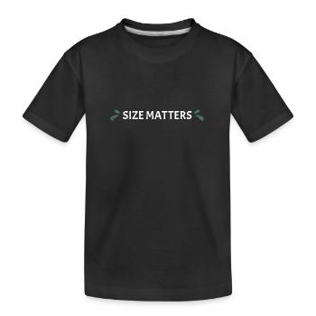La taille compte Kayak en eau vive - T-shirt bio Premium Enfant - noir - Devant