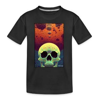 Crâne de Psy Goa - T-shirt bio Premium Enfant - noir - Devant