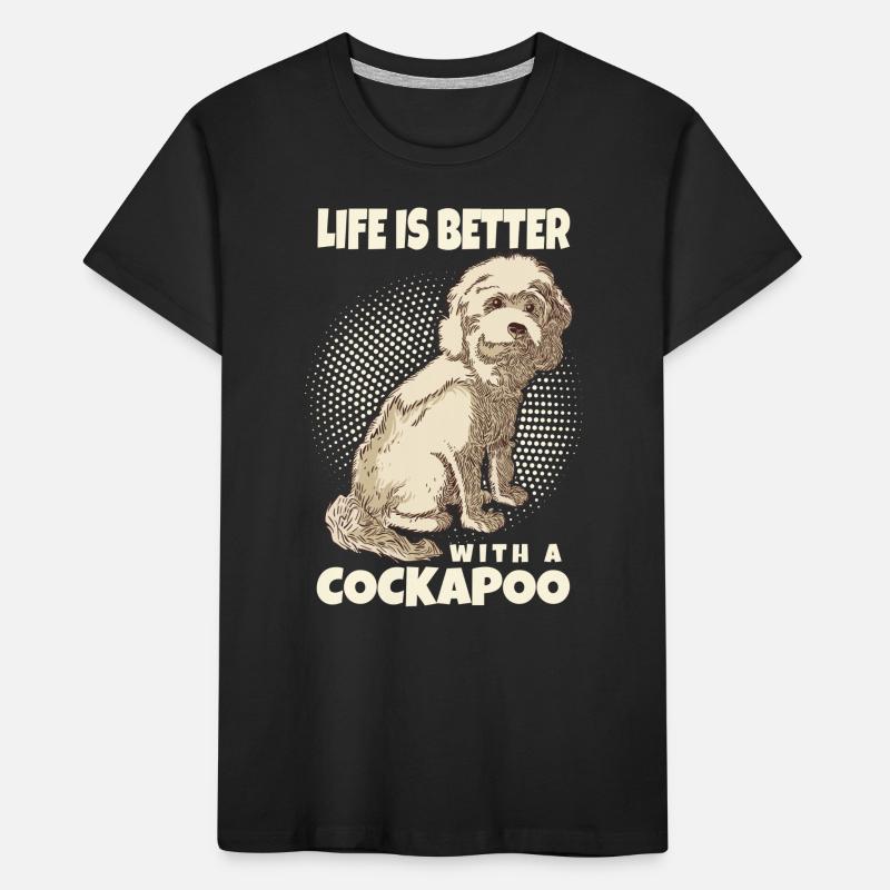 Cockapoo T-shirt bio Premium Enfant