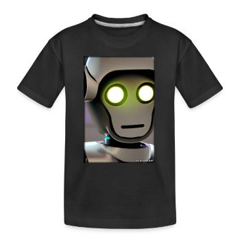 Robot Future Technology Science Android - T-shirt bio Premium Enfant - noir - Devant
