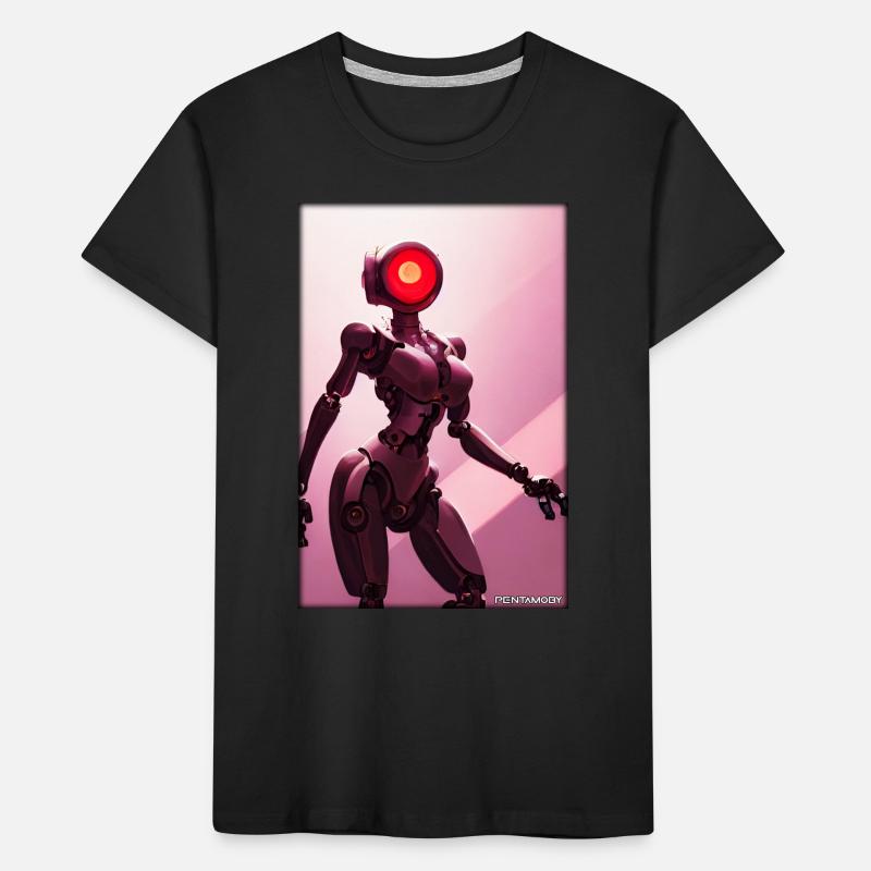 Robot Future Science Sci-Fi Machine Kids' Premium Organic T-Shirt