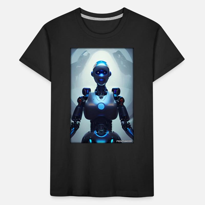 Robot Future Science Sci-Fi Machine Kids' Premium Organic T-Shirt