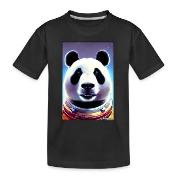 Panda Bear Panda Astronaut Future Sci-Fi Technology - T-shirt bio Premium Enfant - noir - Devant
