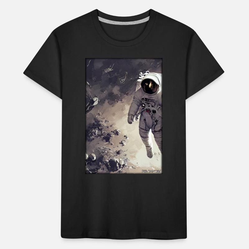 Astronaut Future Sci-Fi Technology Kids' Premium Organic T-Shirt