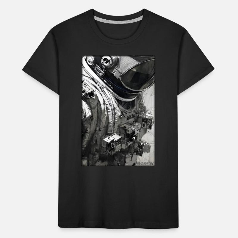 Astronaut Future Sci-Fi Technology Kids' Premium Organic T-Shirt