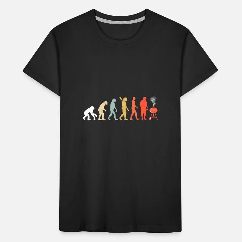 Barbeque Evolution BBQ Lover Grilling Meat Grill Kids' Premium Organic T-Shirt