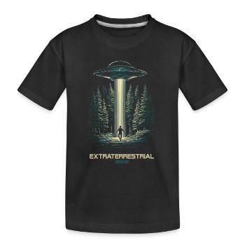 Extraterrestrial - Kids' Premium Organic T-Shirt - black - Front
