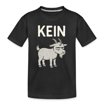 Lustiger Spruch Witzig Kein Bock Geschenkidee - Kinder Premium Bio T-Shirt - Schwarz - Vorne