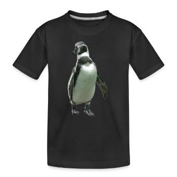 Pingouin - T-shirt bio Premium Enfant - noir - Devant