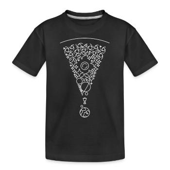 James Webb Space Telescope - Kids' Premium Organic T-Shirt - black - Front