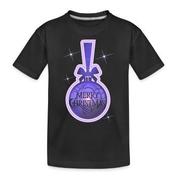 Merry Christmas! - Kids' Premium Organic T-Shirt - black - Front