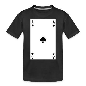 Ace Leaf - Image - T-shirt bio Premium Enfant - noir - Devant