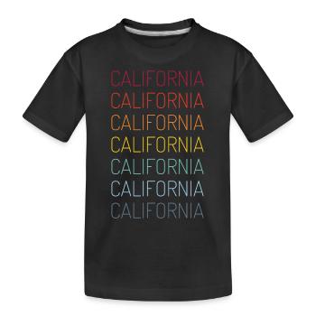 Californie - T-shirt bio Premium Enfant - noir - Devant