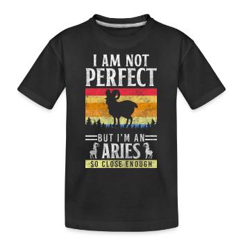 Horoskop Geburt Tierkreiszeichen - Kinder Premium Bio T-Shirt - Schwarz - Vorne