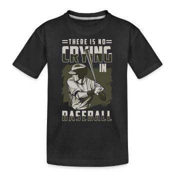 Batte de baseball Amérique Baseballer - T-shirt bio Premium Enfant - noir - Devant