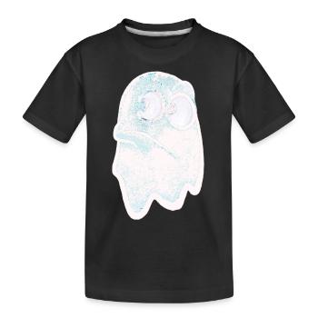 Drôle de fantôme féroce - T-shirt bio Premium Enfant - noir - Devant