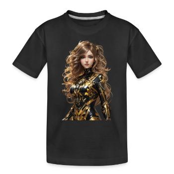 Anime - Kids' Premium Organic T-Shirt - black - Front