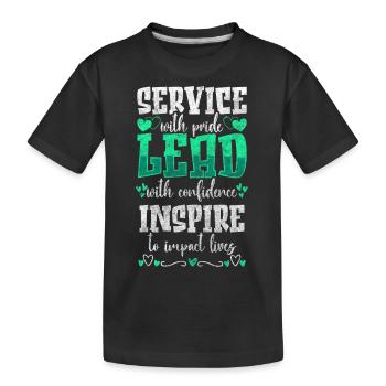 Chef Büro Manager Angestellter - Kinder Premium Bio T-Shirt - Schwarz - Vorne