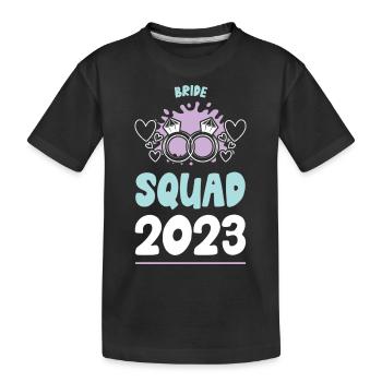 Équipe Bride Squad 2023 - T-shirt bio Premium Enfant - noir - Devant