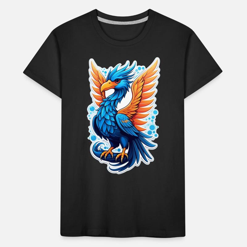 phenix - phoenix - oiseau de feu T-shirt bio Premium Enfant