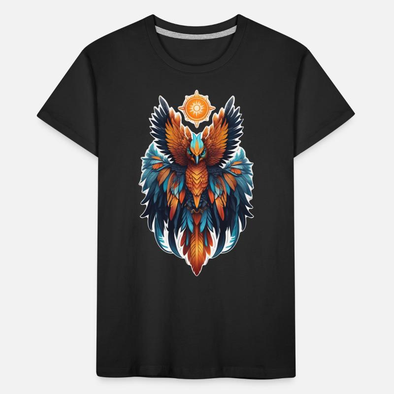 Phönix - Phönix - Feuervogel Kinder Premium Bio T-Shirt