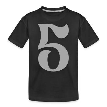 5 - T-shirt bio Premium Enfant - noir - Devant