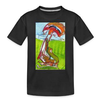 SPASStasie - Kinder Premium Bio T-Shirt - Schwarz - Vorne