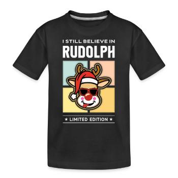 Rudolph - T-shirt bio Premium Enfant - noir - Devant