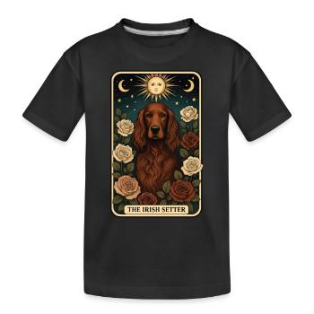 Irish Setter - Kinder Premium Bio T-Shirt - Schwarz - Vorne