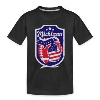 Michigan Football - T-shirt bio Premium Enfant - noir - Devant
