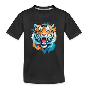Nepal Tiger - T-shirt bio Premium Enfant - noir - Devant