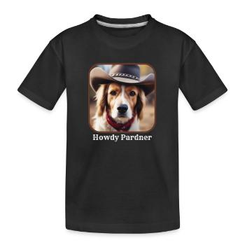 Salut Pardner - T-shirt bio Premium Enfant - noir - Devant